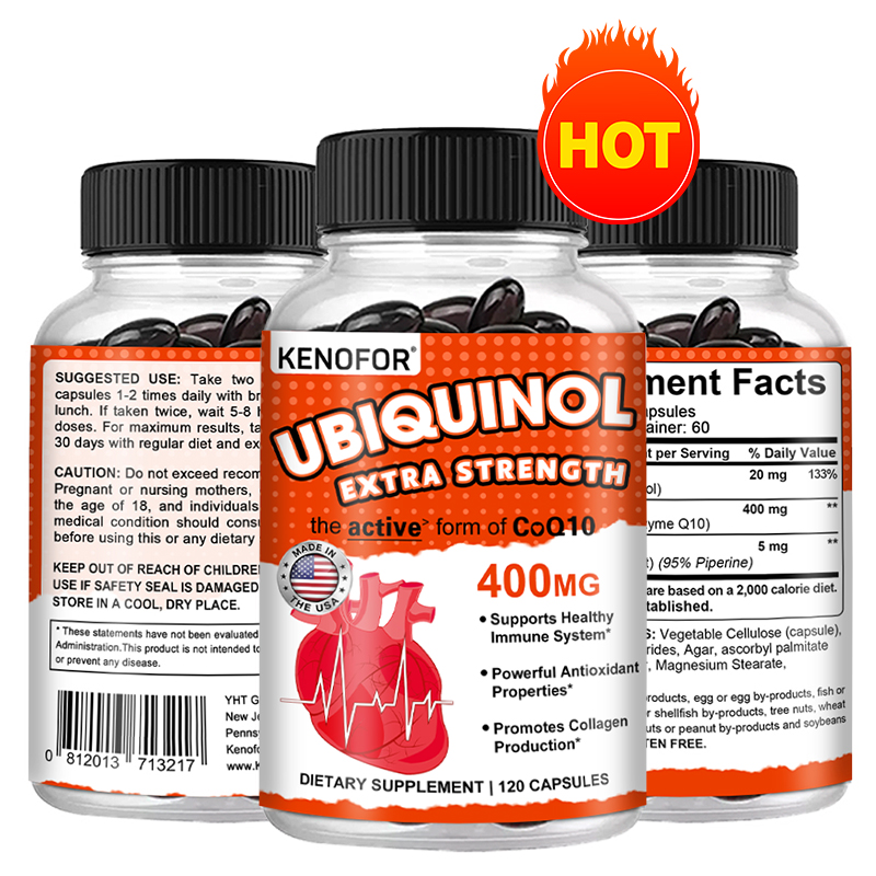 Coq10 Ubiquinol Softgel - Ubiquinol CoQ10 400mg Softgels, Super Absorption,
