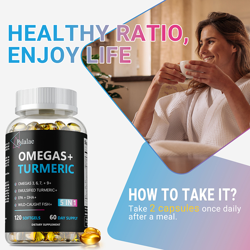Omegas+ Turmeric Capsules - In - Turmeric Curcumin Capsule ulasan dan harga