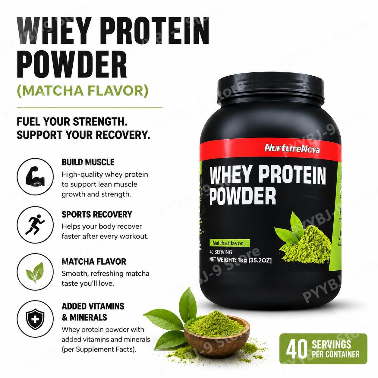 NurtureNova Whey Protein Powde - Nutrition Of Fitness ulasan dan harga
