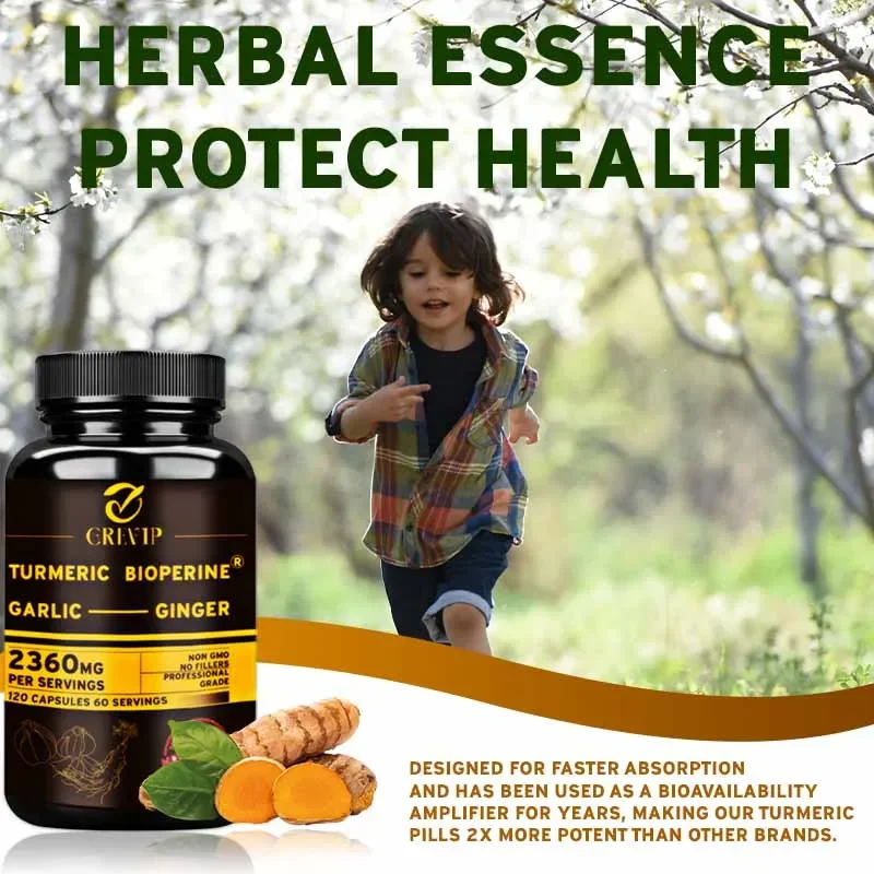 4-in-1 Turmeric Ginger Supplem - Turmeric Curcumin Capsule ulasan dan harga