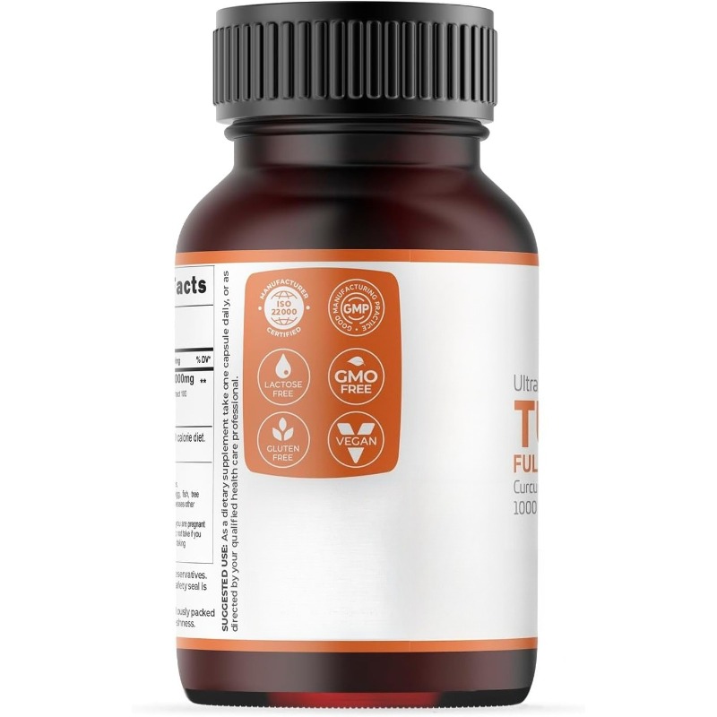 Turmeric Capsules 1000mg Conta - Turmeric Curcumin Capsule ulasan dan harga