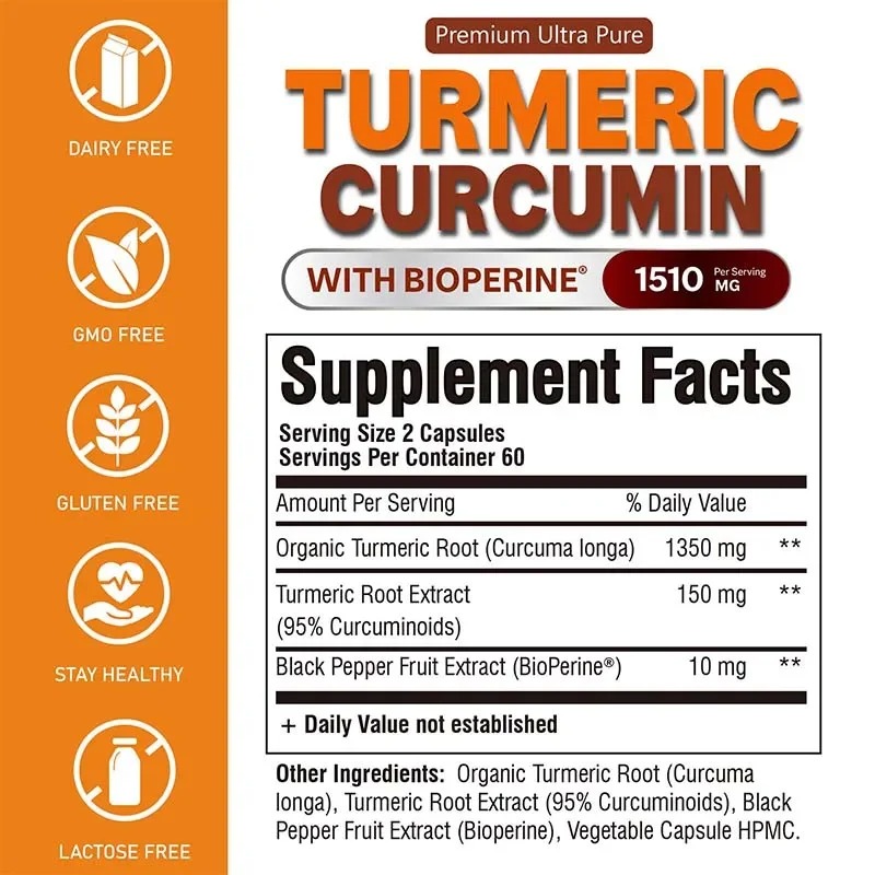 Turmeric Curcumin Capsules - P - Turmeric Curcumin Capsule ulasan dan harga