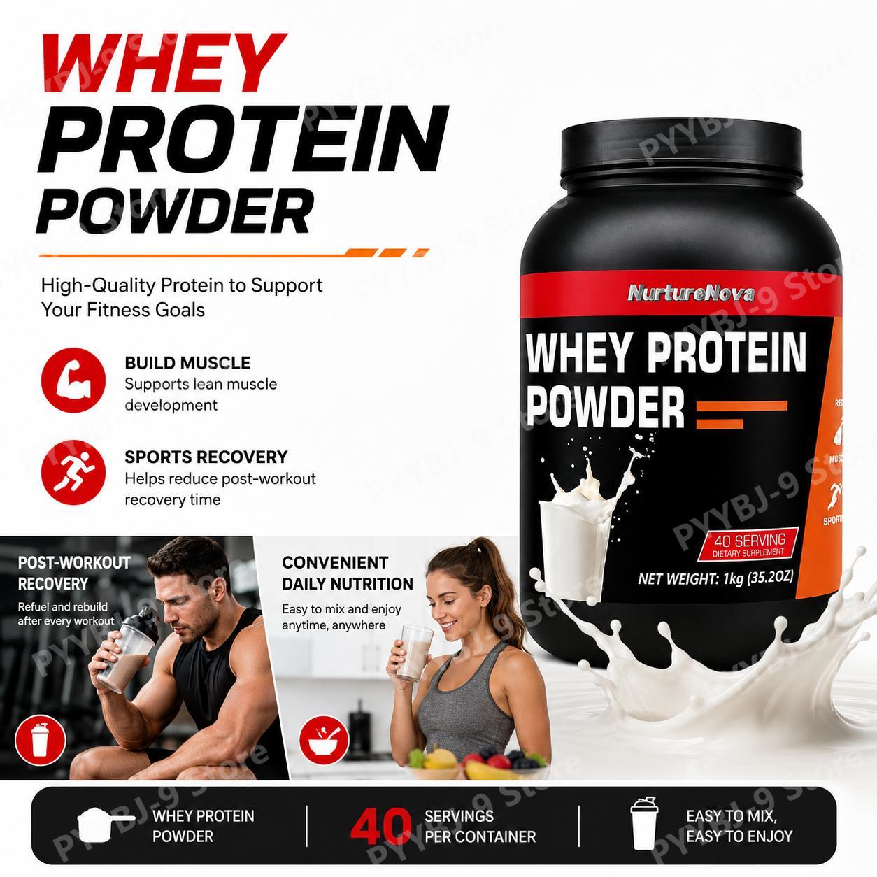 NurtureNova Whey Protein Powde - Nutrition Of Fitness ulasan dan harga