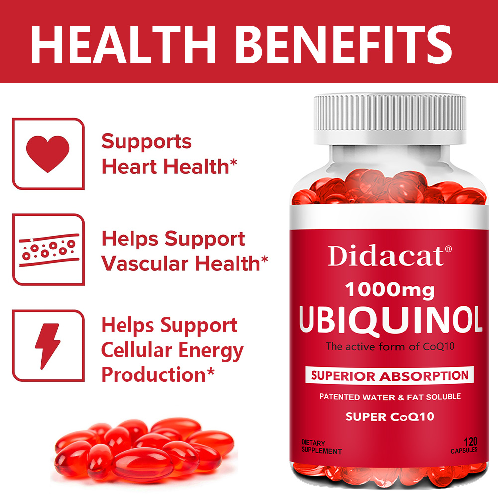 Ubiquinol CoQ10 Vegetable Soft - Coq10 Ubiquinol Softgel ulasan dan harga