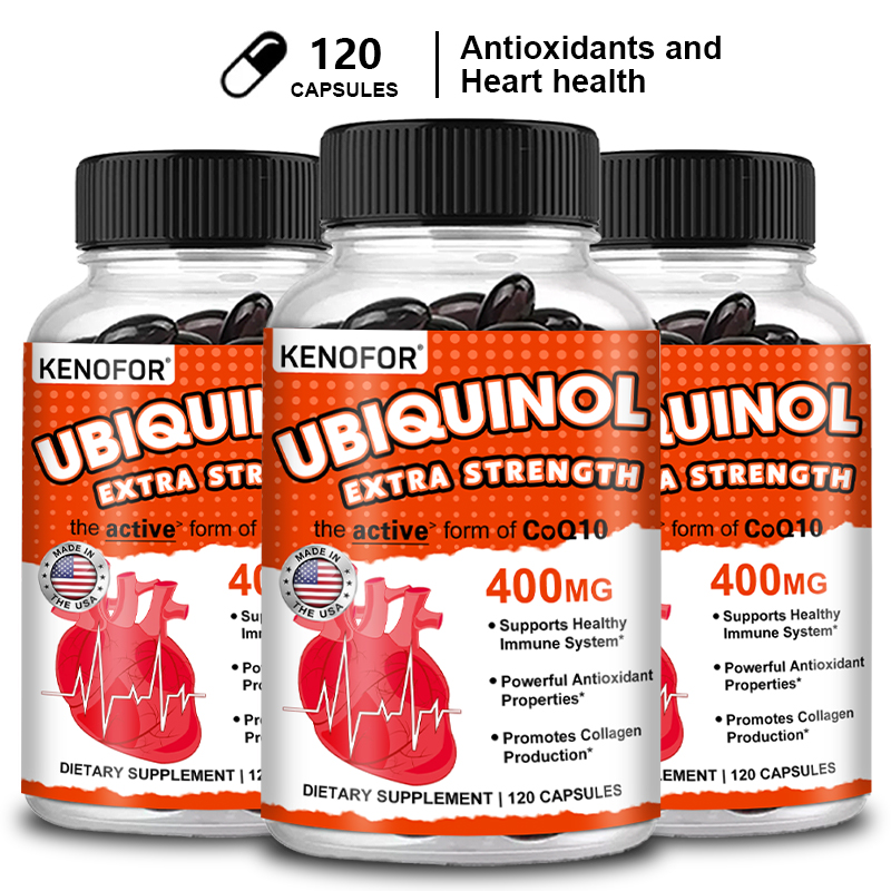 KENOFOR Ubiquinol CoQ10 400 mg - Coq10 Ubiquinol Softgel ulasan dan harga