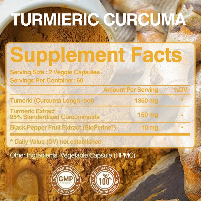 Turmeric Curcumin Capsules - H - Turmeric Curcumin Capsule ulasan dan harga