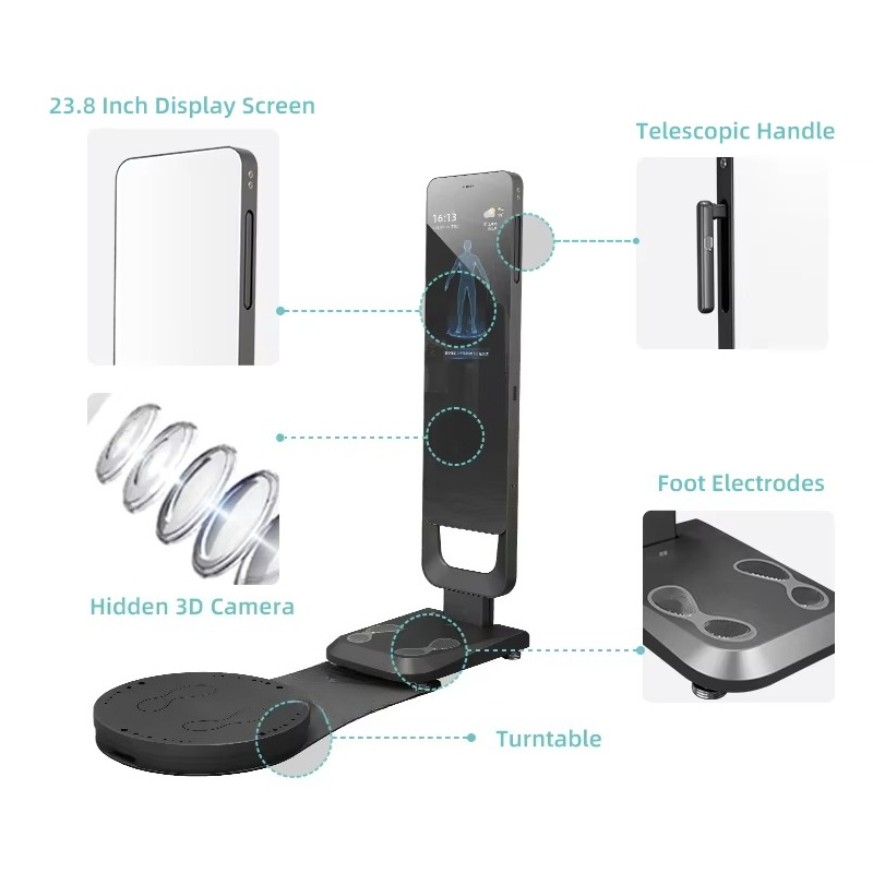 Smart Fitness Mirror Body Scan - Nutrition Of Fitness ulasan dan harga