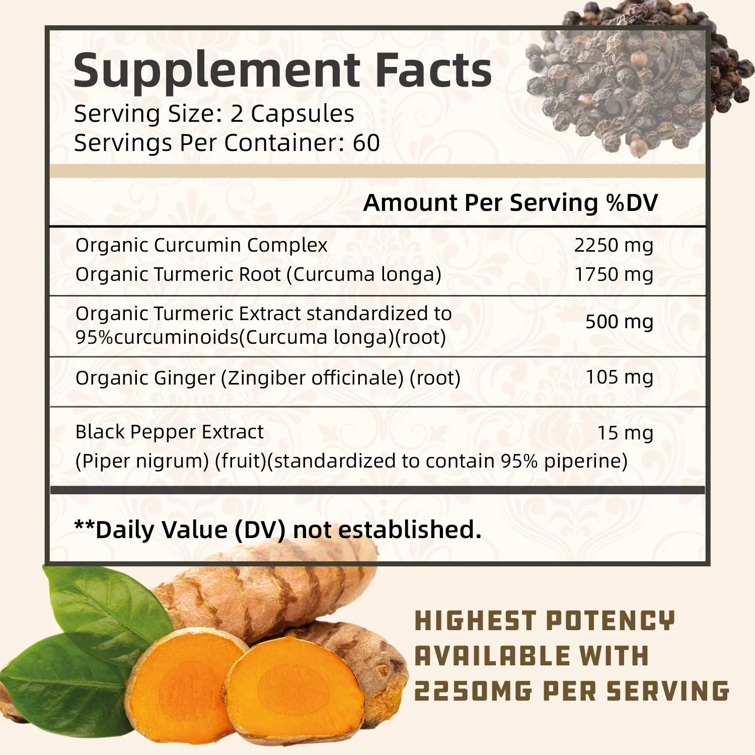 Turmeric Curcumin - with 95% C - Turmeric Curcumin Capsule ulasan dan harga