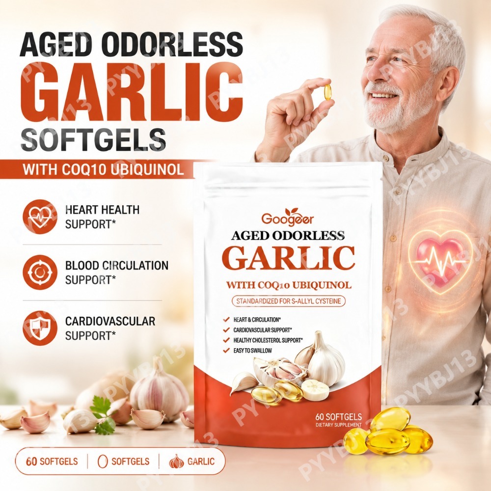 Googeer Aged Odorless Garlic E - Coq10 Ubiquinol Softgel ulasan dan harga
