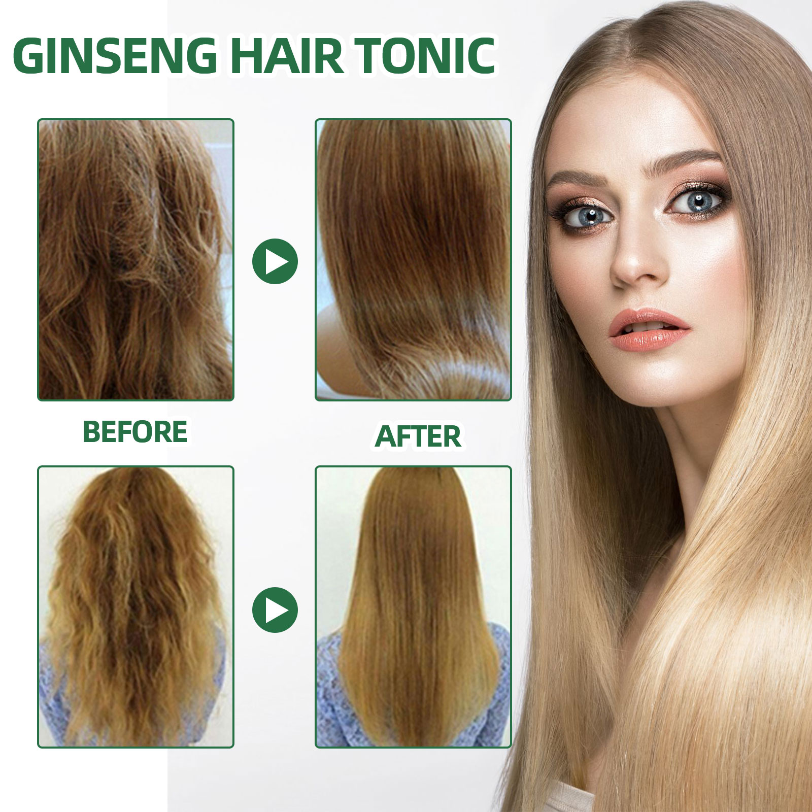 Natural Herbal Ginseng Hair Ca - Nutrition And Fitness ulasan dan harga