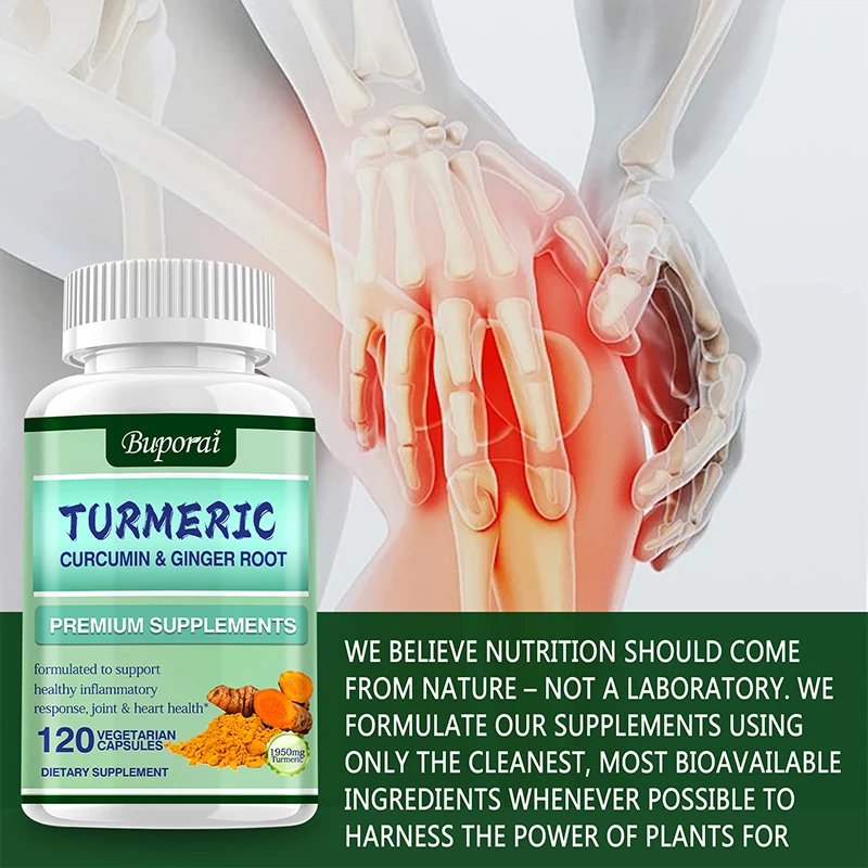 Turmeric Curcumin + Ginger Roo - Turmeric Curcumin Capsule ulasan dan harga