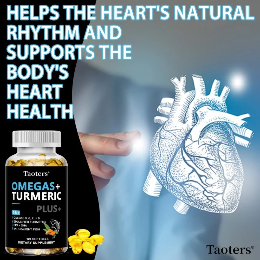 Omega 3 6 9 Supplement Plus -  - Turmeric Curcumin Capsule ulasan dan harga