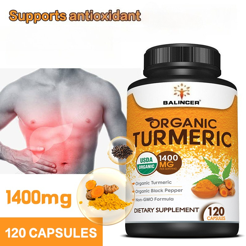 Organic Turmeric with Black Pe - Turmeric Curcumin Capsule ulasan dan harga